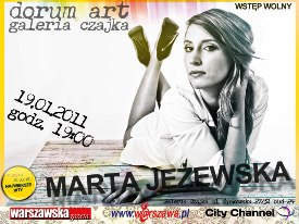 Koncert Marty Jeżewskiej - plakat