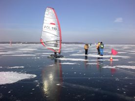Mistrzostwa Polski w Windsurfingu Lodowym - Nieporęt