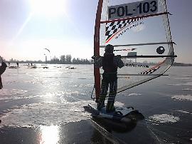 Mistrzostwa Polski w Windsurfingu Lodowym - Nieporęt