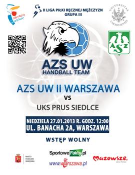 Plakat rozgrywek II Ligi w Warszawie
