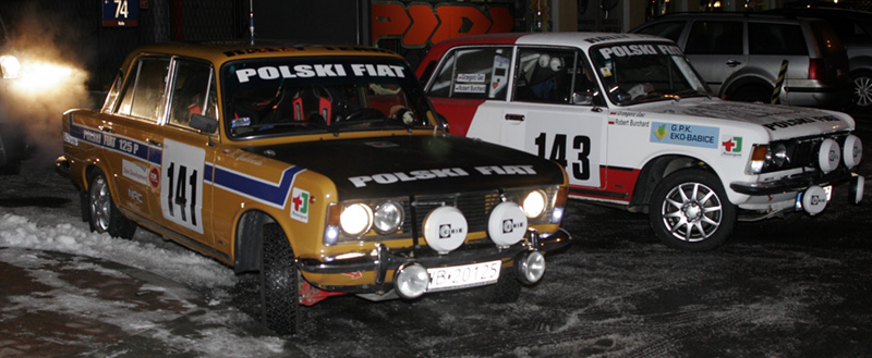 Polskie Fiaty w Rajdzie Monte Carlo Historyk 2014